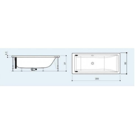 Акриловая ванна Jacuzzi Moove 9450-422A