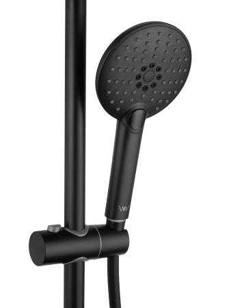 Душевая система WONZON & WOGHAND CLICK, черный матовый WW-N3S962-MB