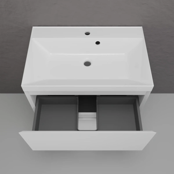 Тумба напольная без раковины 70 см Style Line Манхэттен ЛС-00002374 белый матовый