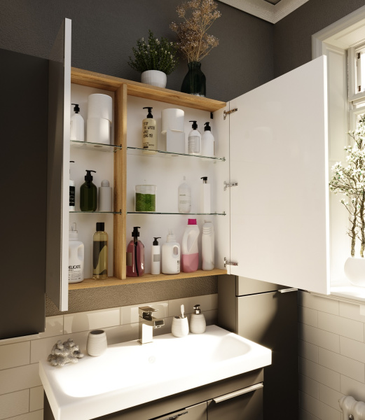 Зеркало-шкаф (80х80) 1Marka Gaula 80 У92543