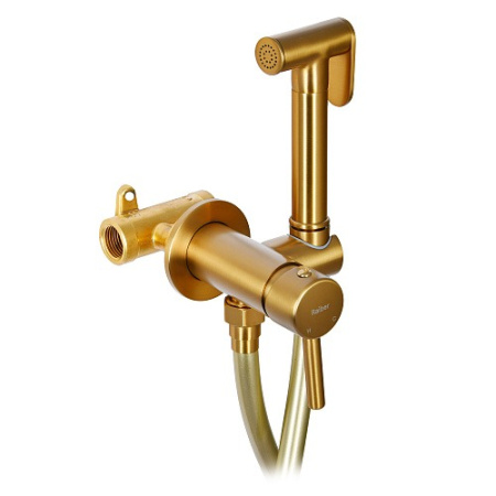 Гигиенический душ со смесителем Raiber Graceful RPG-009 золото