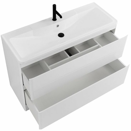 База под раковину BelBagno 120 ALBANO-1200-2C-PIA-BL Bianco Lucido