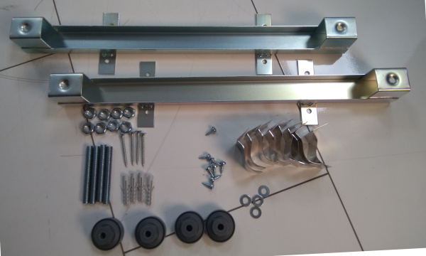 Универсальный комплект ног для прямоугольных акриловых ванн CEZARES LEG-KIT-100