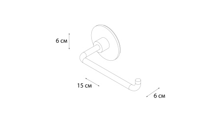 Бумагодержатель FIXSEN Round FX-92110