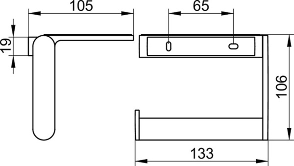 Держатель для туалетной бумаги Keuco 14973370000