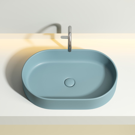 Раковина накладная (60,8х38,5) Ceramica Nova ELEMENT CN6048MLG