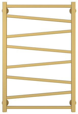 Полотенцесушитель Водяной Сунержа Сирокко (80х50) Матовое Золото 032-0253-8050