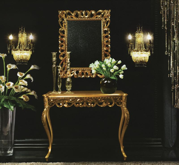 Зеркало (77х96) Misty Аврора R.1076.PA.ZF (золото) Л-Авр-08077-142ПрЗ