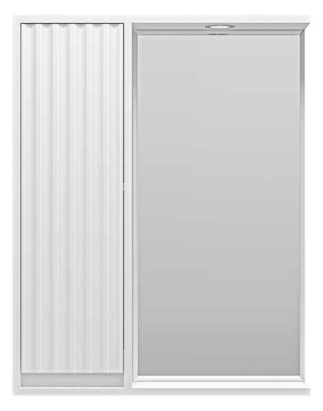 Зеркальный шкаф (63х80) Brevita Balaton 65 левый  BAL-04065-01-Л