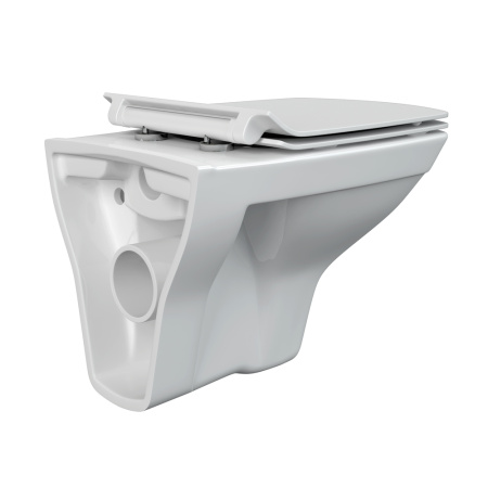 Подвесной унитаз безободковый Cersanit CARINA XL Clean On DPL EO slim S-MZ-CARINA-XL-COn-S-DL-w