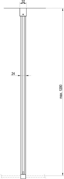 Кронштейн для душевого ограждения Ravak Walk-In Free GWD010003020