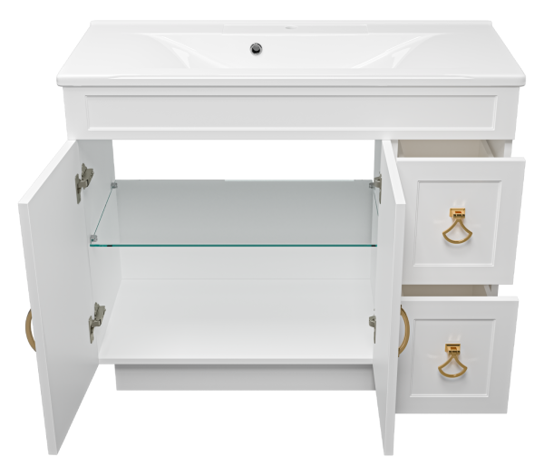 Тумба под раковину Misty Амбра 100  П-Амб0100-011-2Я