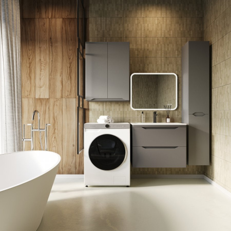 Шкаф подвесной Style Line Марелла мини 60 Люкс Plus СС-00002423 серый матовый