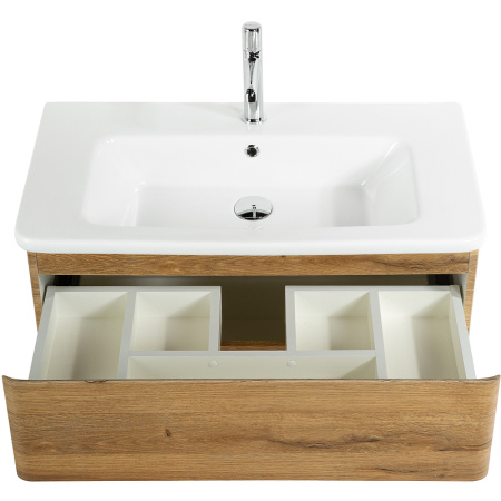 База под раковину BelBagno ALBANO-CER-800-2C-SO-RR подвесная Rovere Rustico