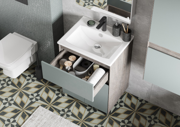 Тумба с раковиной Aquaton Форест 60 1A2782K0FR9C0