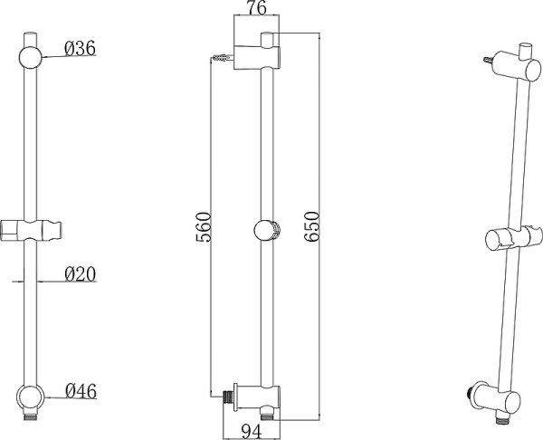 Душевая штанга Ravak X07P342