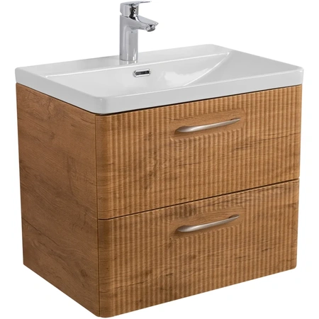 Тумба под раковину BelBagno Due DUE-600-2C-SO-RN-P без ручек, Rovere Nature