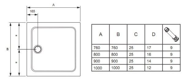 Поддон Jacob Delafon Flight E62462-00