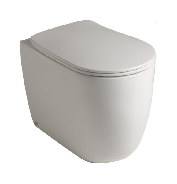 Крышка-сиденье для унитаза Kerasan Nolita 539130 Slim микролифт, белый матовый