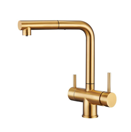 Смеситель для кухни EMAR ECB - 7017 PVD Golden