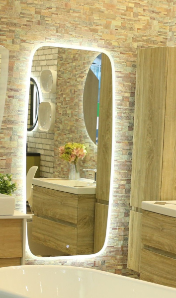 Зеркало с подсветкой Art&Max Forli AM-For-700-1500-DS-F