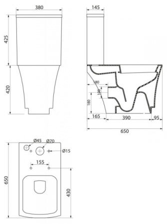 Крышка-сиденье BelBagno REGINA BB104SC