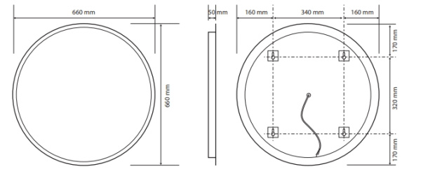 Зеркало Bemeta Hotel 128301049