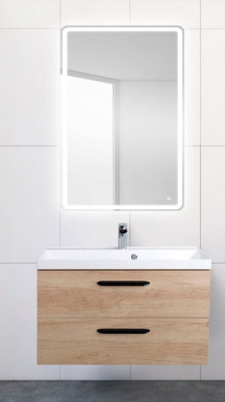 База под раковину подвесная BelBagno AURORA-800-2C-SO-RNN Rovere Nebrasca Nature
