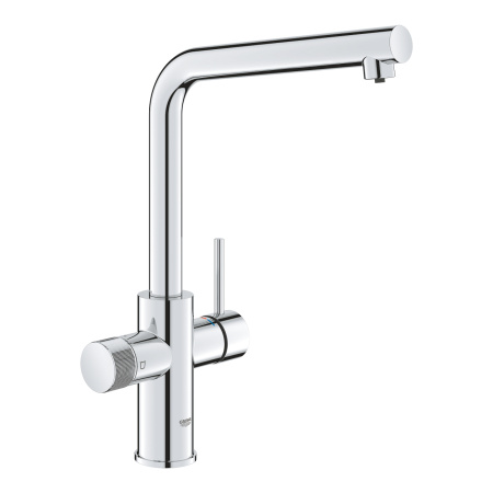 Смеситель с возможностью подключения фильтра GROHE Blue Pure Minta 30600000, хром