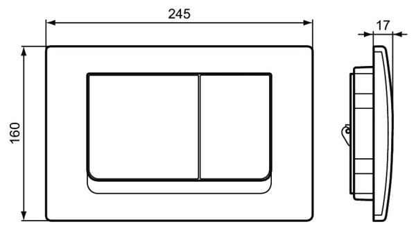 Комплект унитаз + инсталляция Ideal Standard Connect Air Prosys K819501PA15