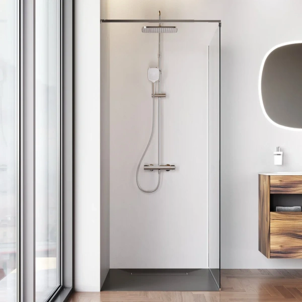 Душевая перегородка 100 см Am.Pm Func W84WI-100-F1-MTE хром