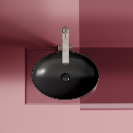 Раковина накладная (50,2х36,3) Ceramica Nova ELEMENT CN6056MB