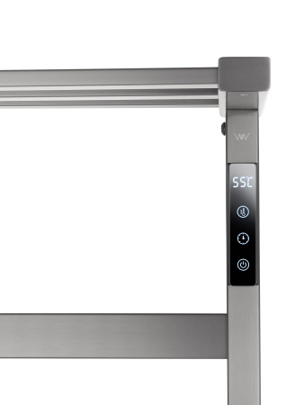 Полотенцесушитель электрический WONZON & WOGHAND FRANKFURT, темный графит WW-A1026-GM