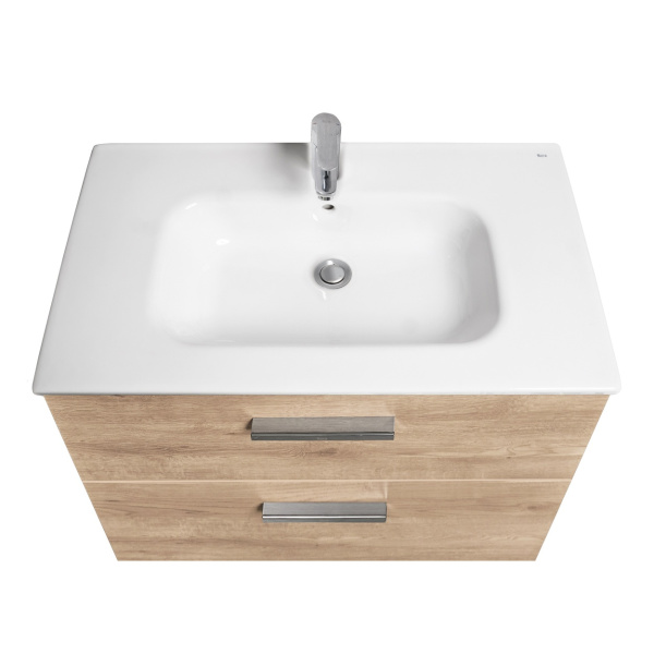 Тумба под раковину Roca Victoria 80 орех 2 ящика A857470517