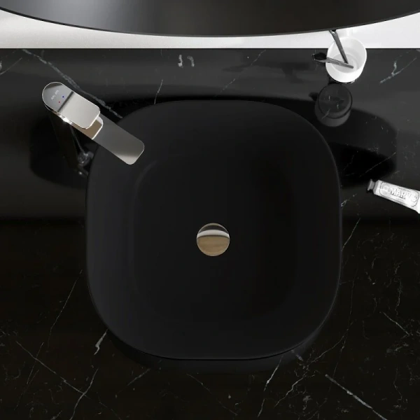 Раковина накладная Am.Pm Func M8FWCC30430BM черный матовый