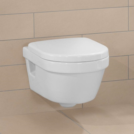 Унитаз подвесной безободковый Villeroy & Boch Architectura 5684 HR R1 (5684HRR1) CeramicPlus,