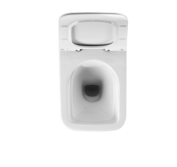 Унитаз приставной Agger AT02200 безободковый, сиденье с микролифтом