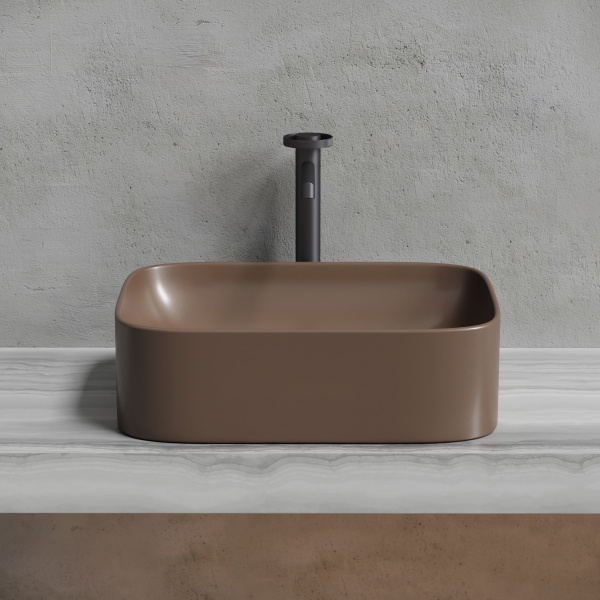 Раковина накладная (50,5х38) Ceramica Nova ELEMENT CN6052MDB