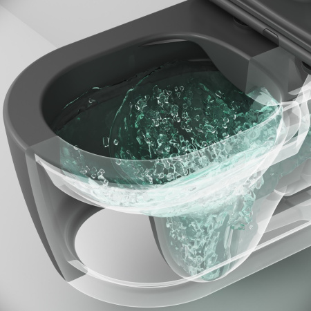 Унитаз подвесной безободковый AM.PM Func C8F1700MBSC с крышкой