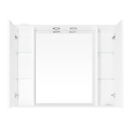 Зеркало-шкаф Style Line Олеандр-2 100 (100x83) ЛС-00000583 белый