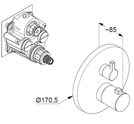Душевой комплект Kludi Nova Fonte 208313915