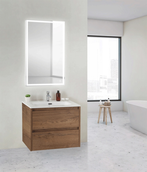 База под раковину подвесная BelBagno KRAFT 39-600/390-2C-SO-RT Rovere Tabacco