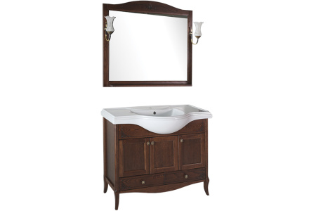 Зеркало (104х90)  ASB-Woodline Салерно 105 9692 (коричневый)