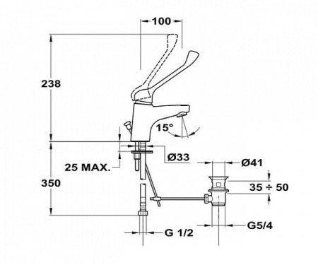 Смеситель для раковины Mofem Junior 159-0024-00