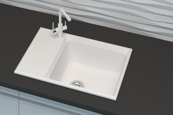 Мойка кухонная Point Этна 78 белый