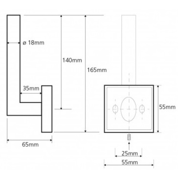 Держатель запасного рулона Bemeta BETA 132112032