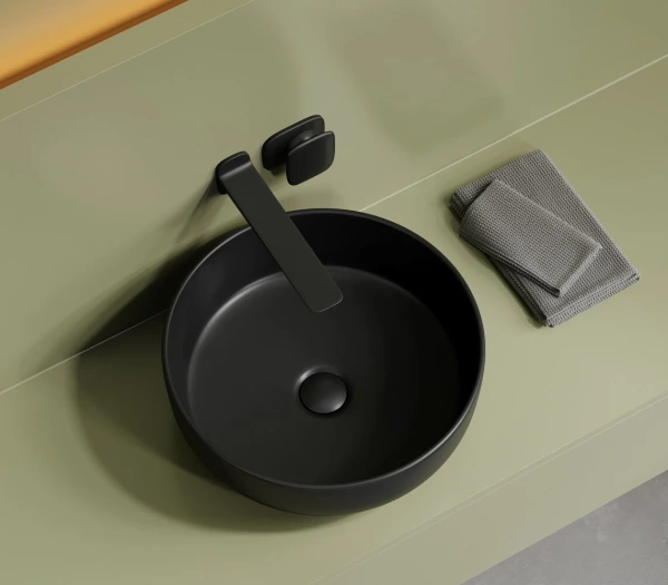 Раковина накладная (37х37) Ceramica Nova Taycan CN12003MB матовый