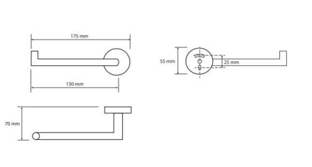 Держатель туалетной бумаги Bemeta White 104212034L