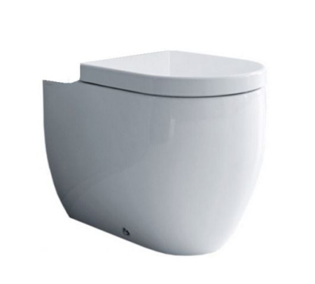 Чаша унитаза Kerasan Flo 311701 белый, без сиденья и бачка