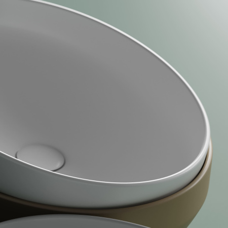 Раковина накладная (50,2х36,3) Ceramica Nova ELEMENT CN6056MB